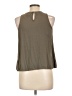 Mossimo 100% Rayon Brown Sleeveless Blouse Size L - photo 2