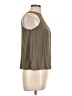 Mossimo 100% Rayon Brown Sleeveless Blouse Size L - photo 4