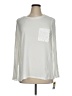 NY Collection Silver Long Sleeve Blouse Size XL - photo 1