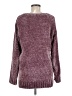 Orvis 100% Polyester Metallic Burgundy Pullover Sweater Size M - photo 2