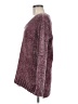 Orvis 100% Polyester Metallic Burgundy Pullover Sweater Size M - photo 5