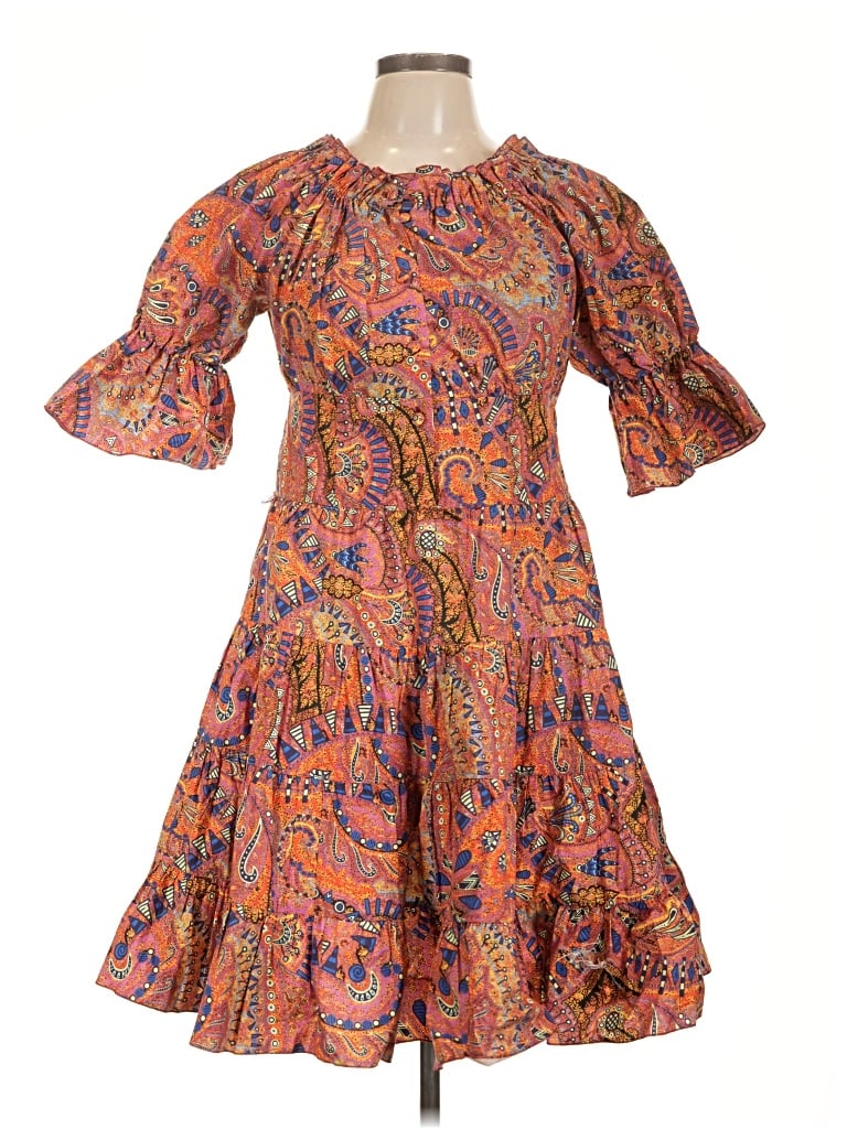 Pre-owned Etro Casual Dress In Orange