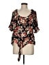 Libian Black Short Sleeve Blouse Size M (estimated) - photo 1