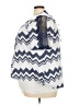 C established 1946 Chevron-herringbone Blue 3/4 Sleeve Blouse Size 22 - photo 5