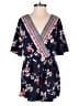 Mi ami 100% Polyester Paisley Blue Romper Size M - photo 1