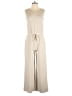 Anrabess Solid Ivory Jumpsuit Size S - photo 1
