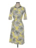 H&M 100% Polyester Yellow Casual Dress Size 6 - photo 1