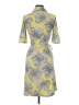 H&M 100% Polyester Yellow Casual Dress Size 6 - photo 2