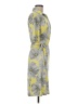 H&M 100% Polyester Yellow Casual Dress Size 6 - photo 4