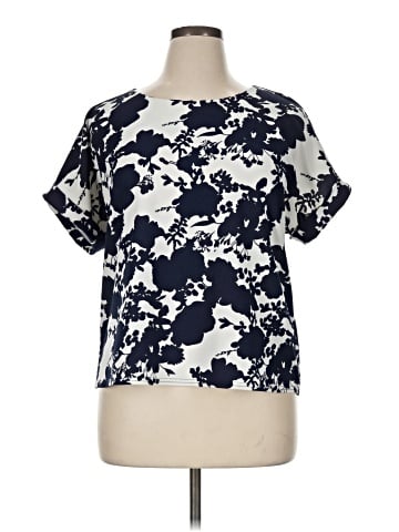 MELLODAY Short Sleeve Blouse (view 1)