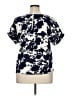 MELLODAY Blue Short Sleeve Blouse Size XL - photo 2