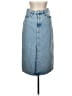 MNG 100% Cotton Blue Denim Skirt Size M - photo 1