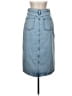 MNG 100% Cotton Blue Denim Skirt Size M - photo 2