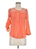 Mine Orange 3/4 Sleeve Blouse Size M - photo 1