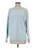 Oat Collective 100% Cotton Solid Blue Pullover Sweater Size S - photo 1