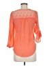 Mine Orange 3/4 Sleeve Blouse Size M - photo 2