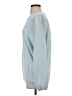 Oat Collective 100% Cotton Solid Blue Pullover Sweater Size S - photo 5