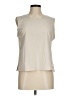 T by Talbots Ivory Sleeveless Blouse Size M - photo 1