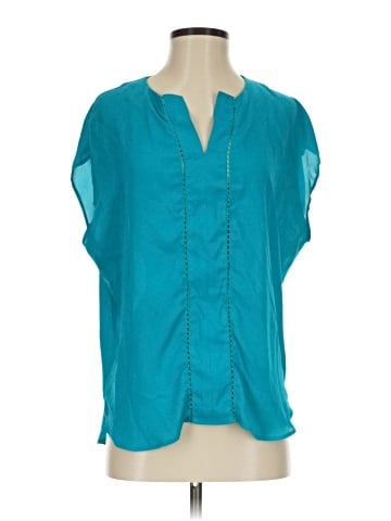 Rose + Olive Short Sleeve Blouse (view 1)
