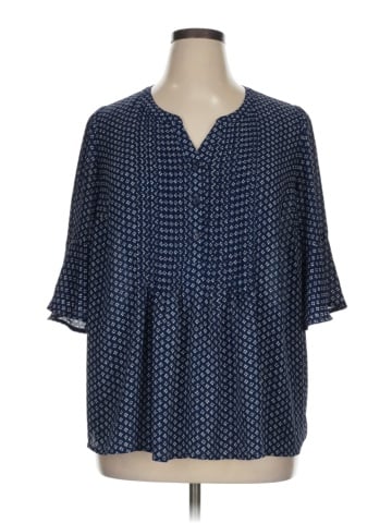 Catherines 3/4 Sleeve Blouse (view 1)