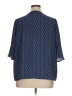 Catherines 100% Polyester Polka Dots Blue 3/4 Sleeve Blouse Size 16W - photo 2