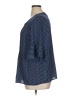 Catherines 100% Polyester Polka Dots Blue 3/4 Sleeve Blouse Size 16W - photo 5