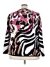 Ulla Popken Animal Print Pink Pullover Sweater Size 24 - 26 - photo 2