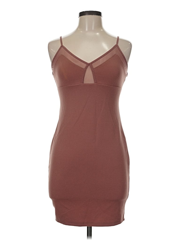 Pre-owned Bozzolo Cocktail Dress In Brown