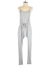 Ambiance Solid Gray Jumpsuit Size S - photo 1