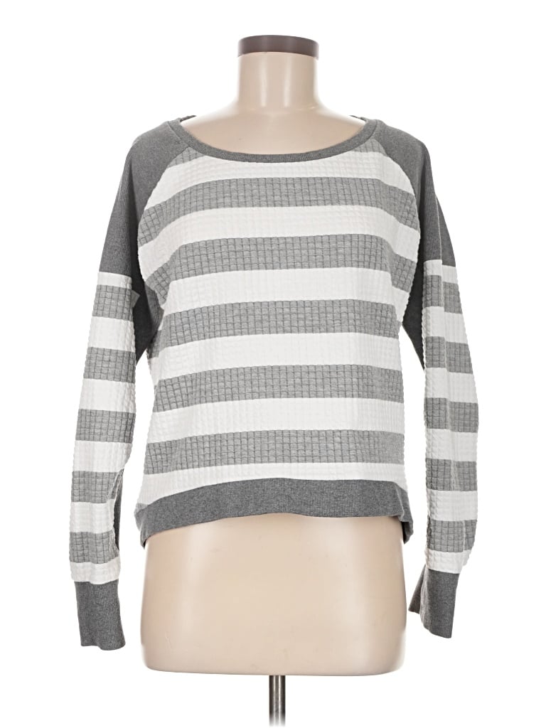 Pre-owned Blanc Noir Pullover Sweater In Gray