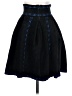 Maje Argyle Black Formal Skirt Size Sm (1) - photo 2