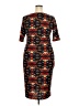 Lularoe Print Red Casual Dress Size 2X - photo 2