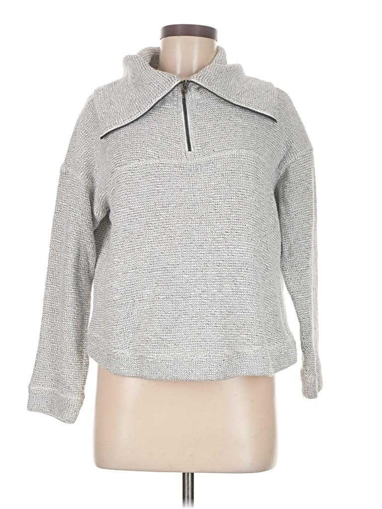 Pre-owned 90 Degree By Reflex Sweatshirt In Silver