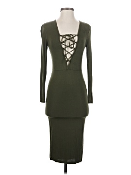 naked wardrobe green dress Sunny Dress