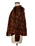 Gap Floral Black Long Sleeve Blouse Size M - photo 5