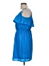 BCBGeneration 100% Polyester Solid Blue Casual Dress Size M - photo 5