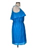 BCBGeneration 100% Polyester Solid Blue Casual Dress Size M - photo 4