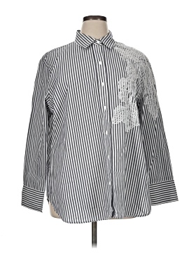 Anne Klein Long Sleeve Button Down Shirt