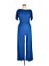 Assorted Brands Solid Blue Jumpsuit Size XL - photo 1
