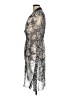 Marc Jacobs 100% Silk Paisley Gray Cocktail Dress Size 2 - photo 5