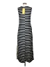 Grecerelle Stripes Black Casual Dress Size S - photo 2