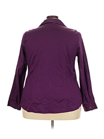 Lane Bryant 3/4 Sleeve Button-Down Shirt (view 2)