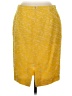 Luca Luca Tweed Yellow Wool Skirt Size EU (IT) 44 / US 8 - photo 2