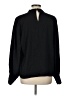 Express 100% Polyester Black Long Sleeve Blouse Size L - photo 2