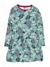Tea 100% Cotton Print Teal Dress Size 12 - photo 1