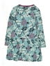 Tea 100% Cotton Print Teal Dress Size 12 - photo 2