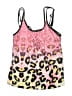 Unbranded Animal Print Pink Swimsuit Top One size - photo 1