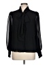 Catherine Malandrino 100% Polyester Black Long Sleeve Blouse Size L - photo 1