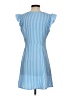 Shein 100% Polyester Stripes Blue Casual Dress Size 4 - photo 2