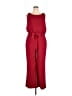 Trina Turk 100% Polyester Solid Red Jumpsuit Size 14 - photo 1